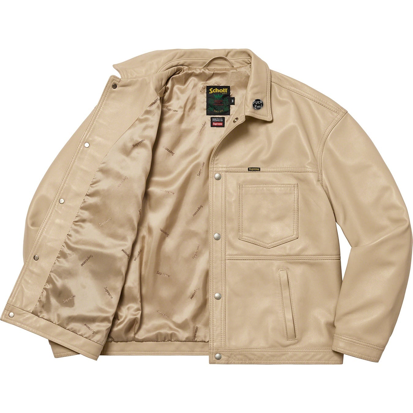 Supreme®/Schott® Leather Work Jacket view 11